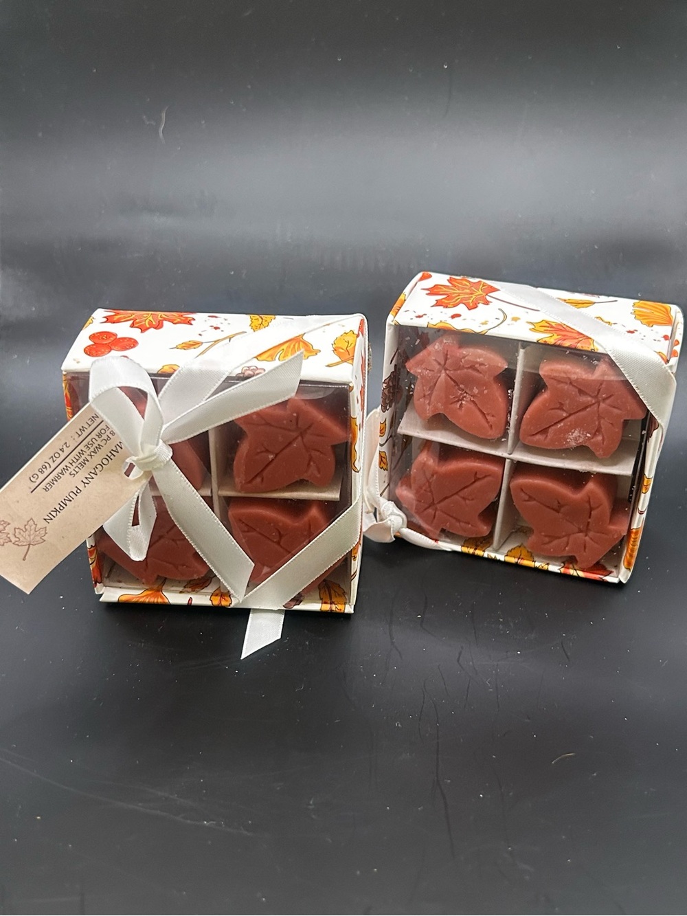2-pack 16 p. Autumn Leaf Wax Melt Gift Set - Terracotta Red